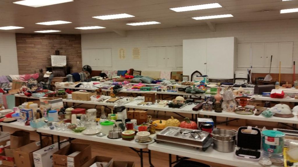 Annual Indoor Yard Sale is September 6 and 7 St. John's Episcopal